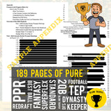 Rookie Huddle: 2025 Rookie Prospects and Sleepers for Dynasty Fantasy Football Paperback Book by Blow Trophy