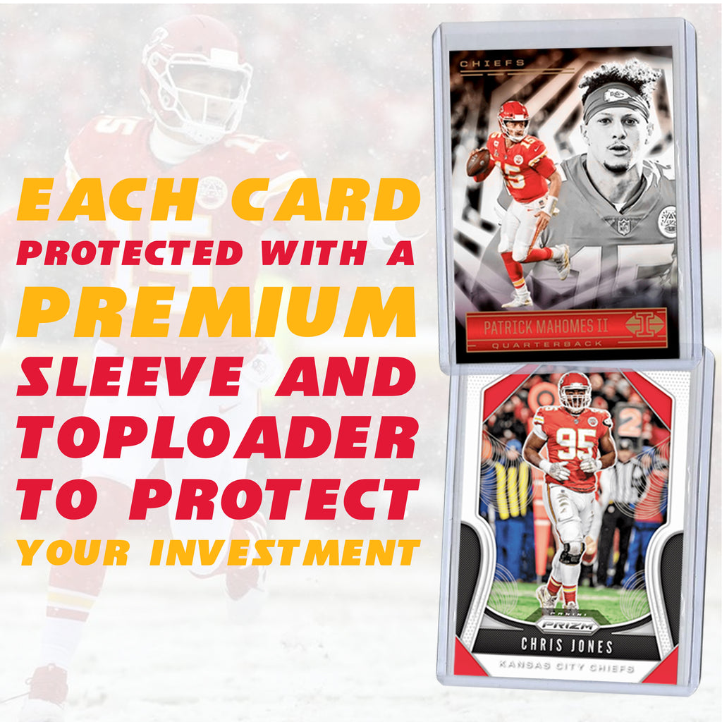Kansas City Chiefs Super Bowl LVII Football Card Bundle, Set of 6 Asso Blow Trophy Kansas City Chiefs Super Bowl LVII Football Card Bundle, Set of 6 Asso Blow Trophy