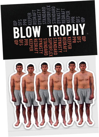 Combine Tom Sticker Bundle, Set of 6 Pro Football Scouting Combine Tom Brady Stickers, Super Bowl Champion Quarterback Tom Brady of the Tampa Bay Buccaneers New England Patriots Michigan Wolverines