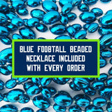 Russell Wilson Football Card Bundle, Set of 6 Assorted Seattle Seahawks and Wisconsin Badgers Mint Football Cards of Quarterback Super Bowl Champion Russell Wilson, Protected by Sleeve and Toploader