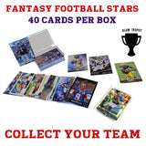 Forty 40 Fantasy Football Stars Trading Card Set