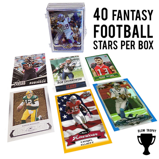 Forty 40 Fantasy Football Stars Trading Card Set
